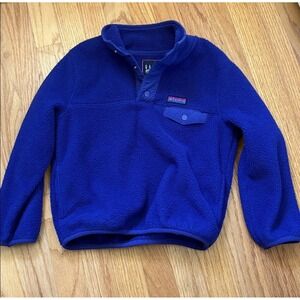 GAP Original Arctic Fleece Reissue Kids Boys Pullover Jacket Lime PURPLE Size XS